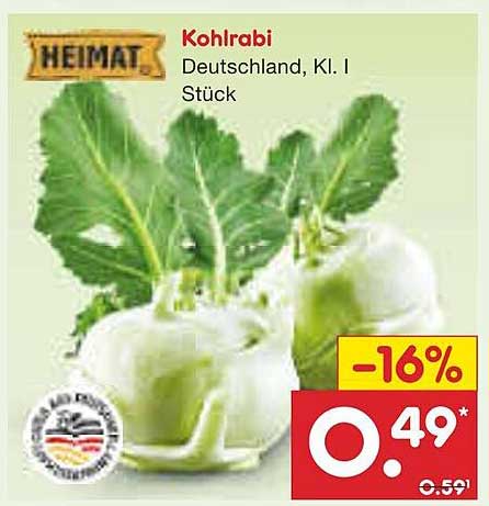 Kohlrabi Deutschland, Kl. I Stück