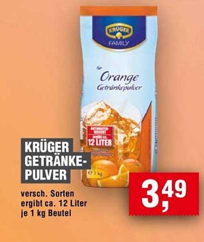 Krüger Getränke-Pulver - Orange
