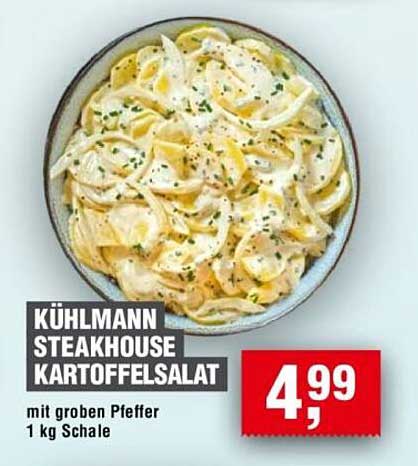 KÜHLMANN STEAKHOUSE KARTOFFELSALAT 1 kg Schale