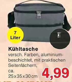 Kühltasche 7 Liter – vielseitig und praktisch