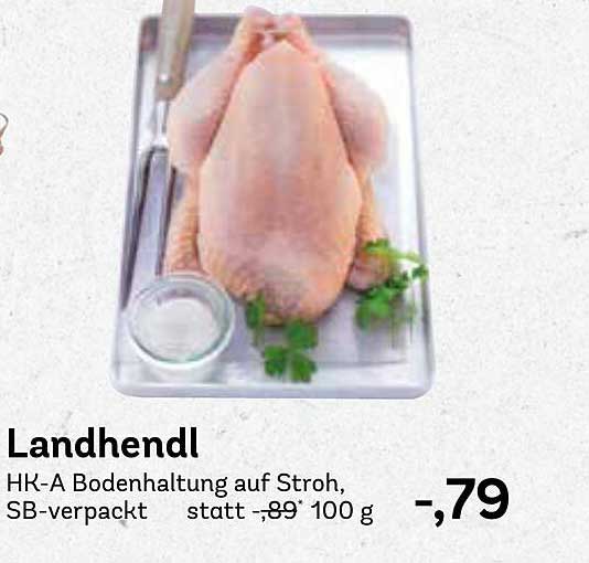 Landhendl HK-A Bodenhaltung auf Stroh, SB-verpackt