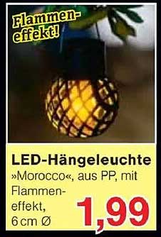 LED-Hängelampe »Morocco« mit Flammeneffekt