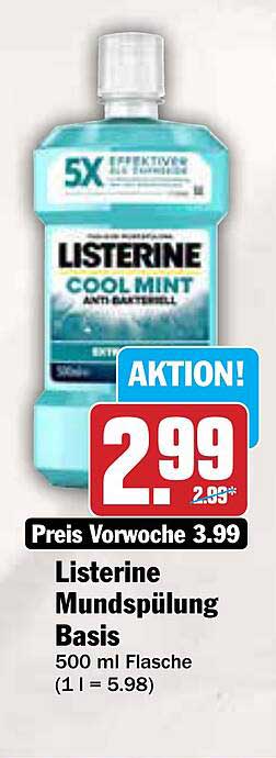 Listerine Mundspülung Cool Mint - 500 ml Flasche