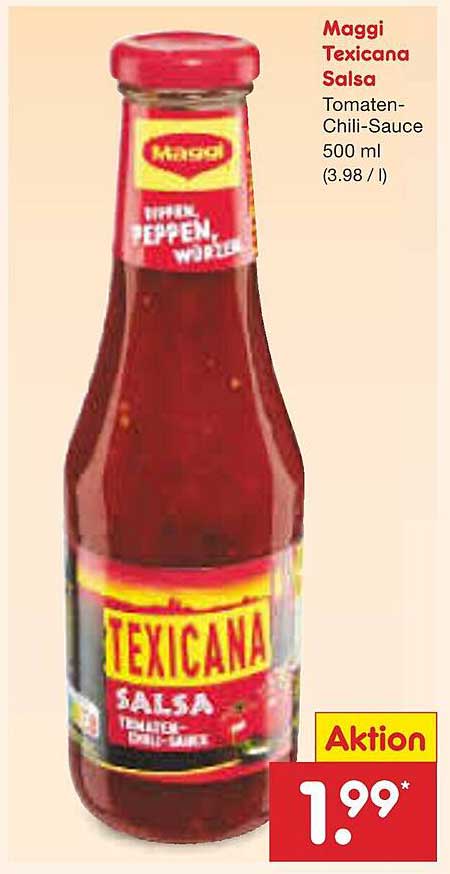 Maggi Texicana Salsa Tomaten-Chili-Sauce 500 ml