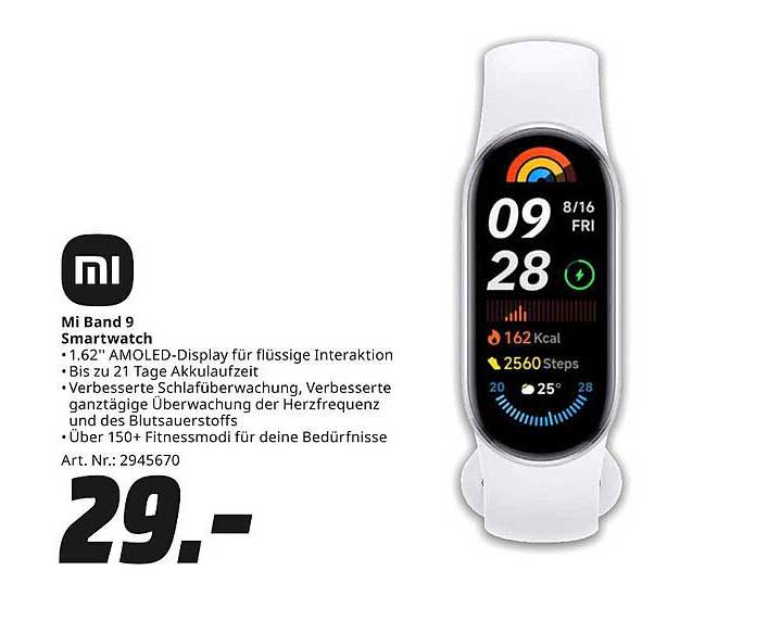 Mi Band 9 Smartwatch
