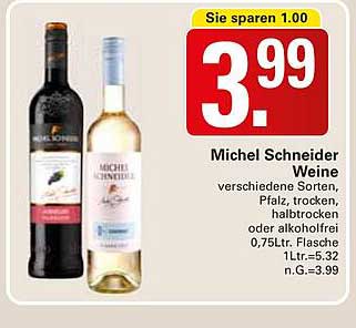 Michel Schneider Weine - verschiedene Sorten