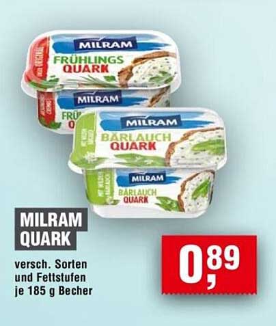 MILRAM Quark - Frisch, Vielfältig und Unschlagbar Günstig!