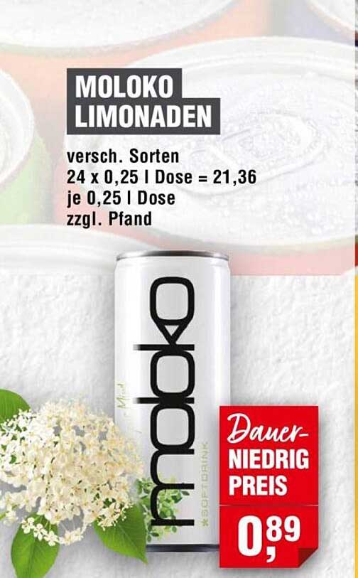 MOLOKO Limonaden - verschiedene Sorten