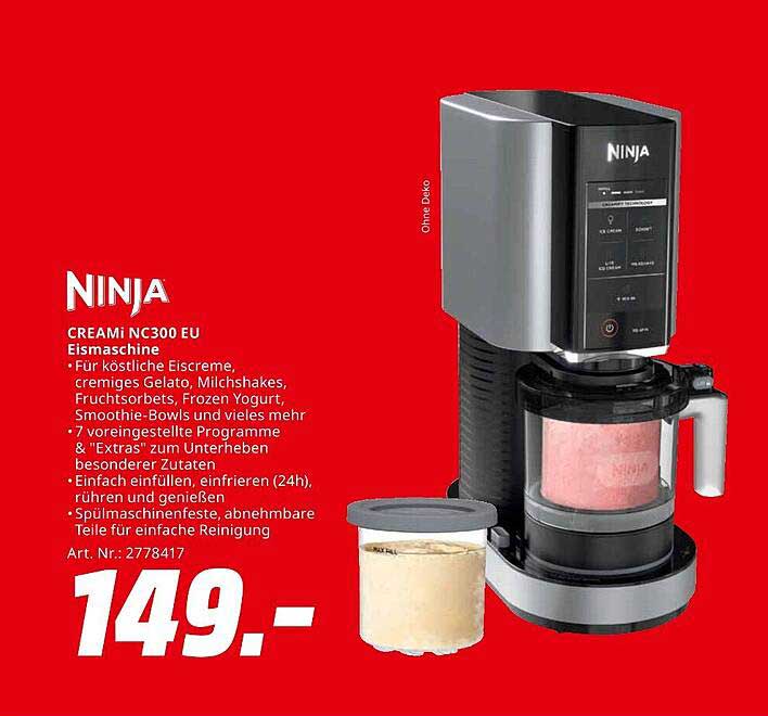 Ninja Creami NC300 EU Eismaschine