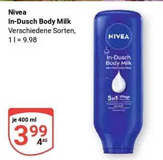Nivea In-Dusch Body Milk, 400 ml