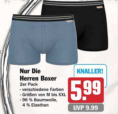 Nur Die Herren Boxer 2er Pack