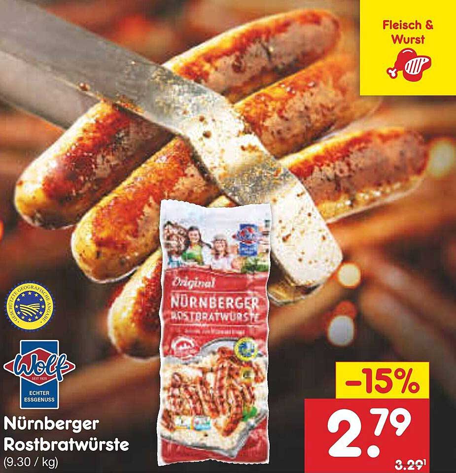 Nürnberger Rostbratwürste