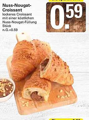 Nuss-Nougat-Croissant
