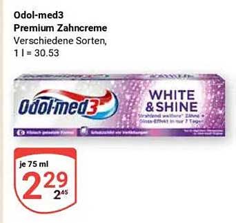 Odol-med3 Premium Zahncreme - White & Shine