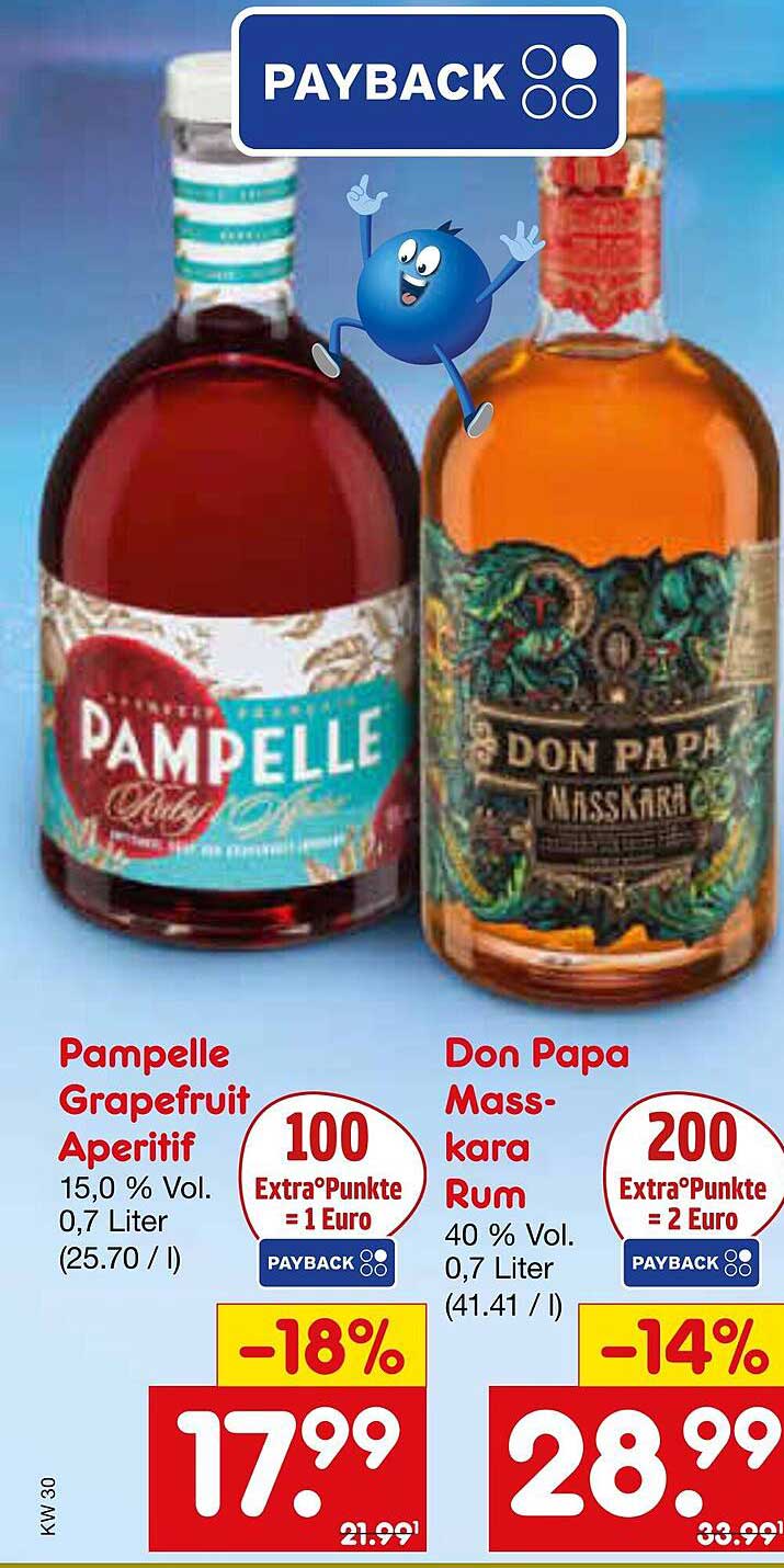 Pampelle Grapefruit Aperitif 0,7 Liter - 15,0 % Vol.
