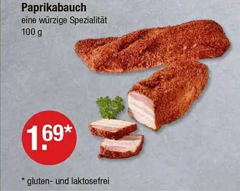 Paprikabauch – eine würzige Spezialität 100 g