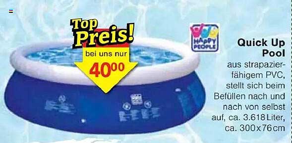 Quick Up Pool 300x76cm von Happy People
