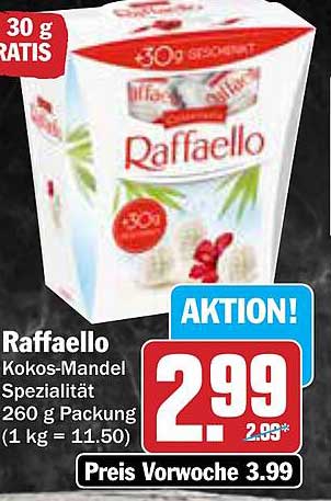 Raffaello Kokos-Mandel Spezialität 260 g - Jetzt zum Aktionspreis!