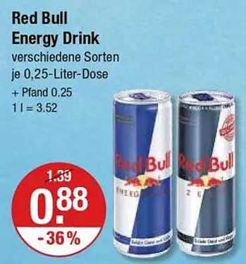 Red Bull Energy Drink 0,25-Liter-Dose