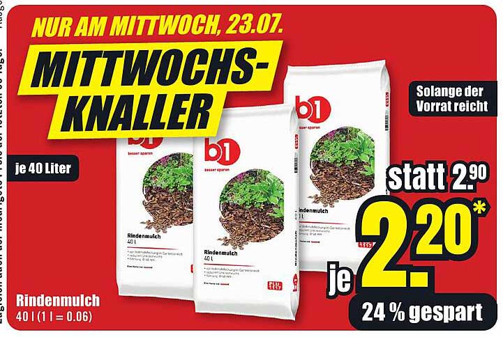 Rindenmulch 40 Liter
