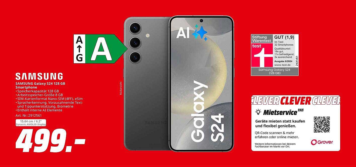 SAMMUNG Galaxy S24 128 GB Smartphone