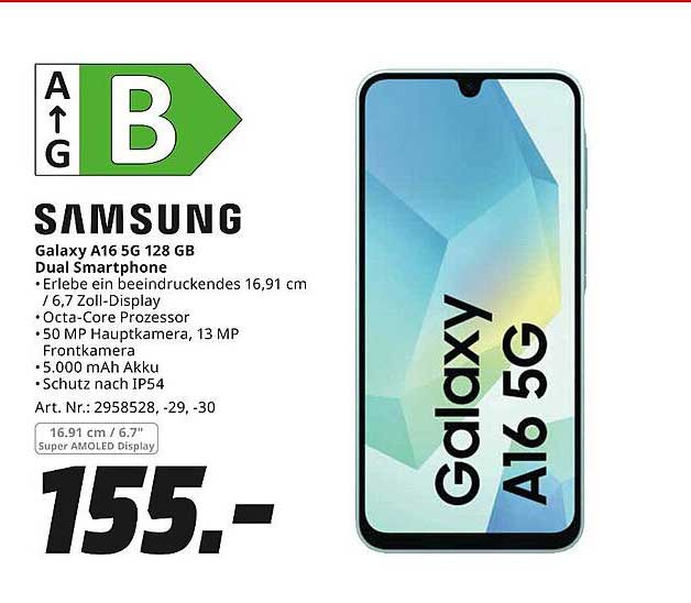 Samsung Galaxy A16 5G 128 GB Dual Smartphone