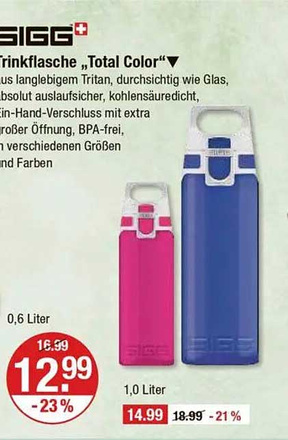 SIGG Trinkflasche „Total Color“