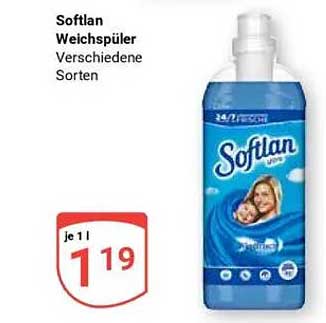 Softlan Weichspüler - Verschiedene Sorten