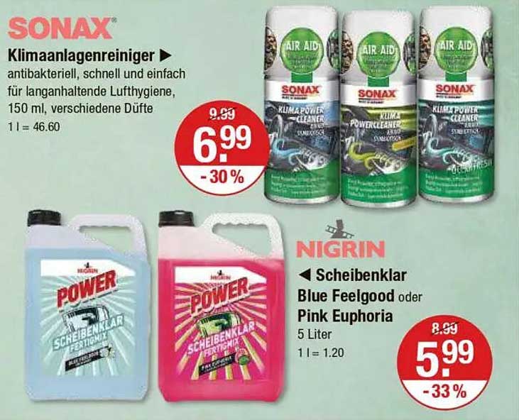 SONAX Klimaanlagenreiniger 150 ml - antibakteriell, schnell und einfach