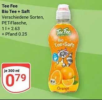 Tee Fee Bio Tee + Saft - Orange