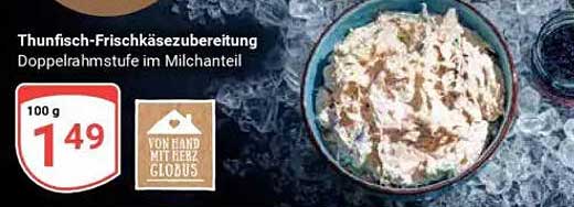 Thunfisch-Frischkäsezubereitung Doppelrahmstufe im Milchanteil