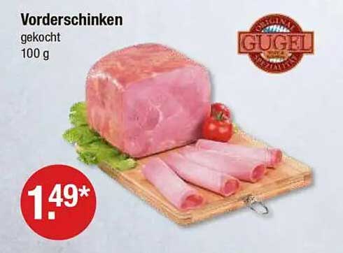 Vorderschinken gekocht 100 g
