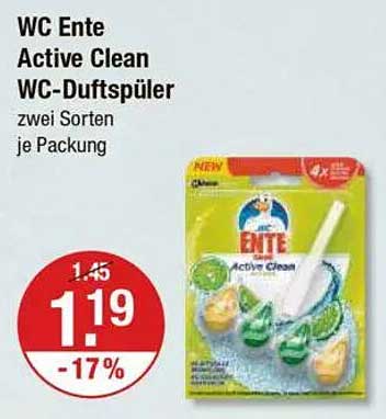 WC Ente Active Clean WC-Duftspüler