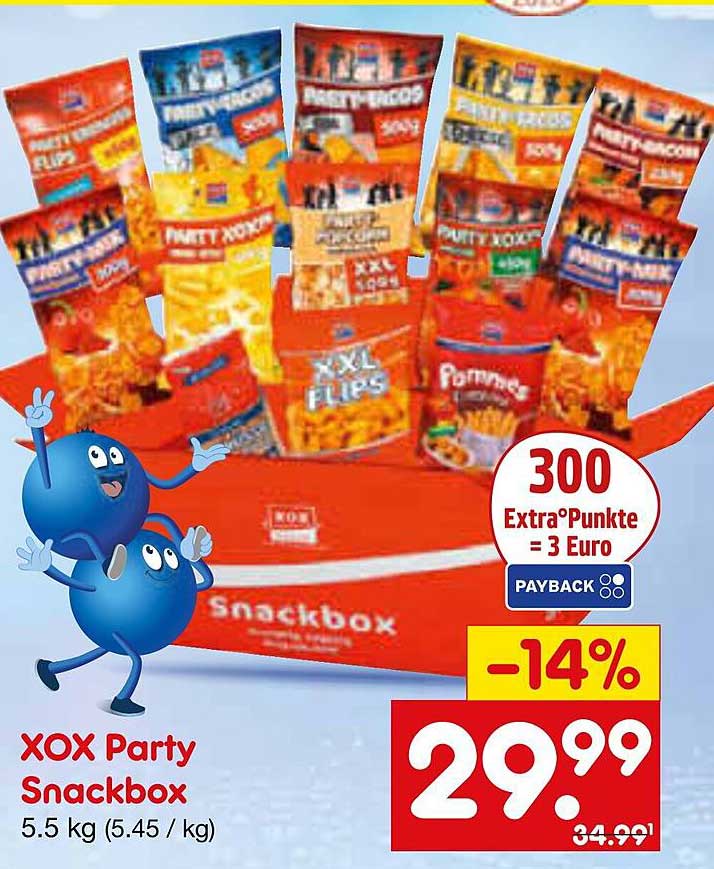 XOX Party Snackbox 5.5 kg
