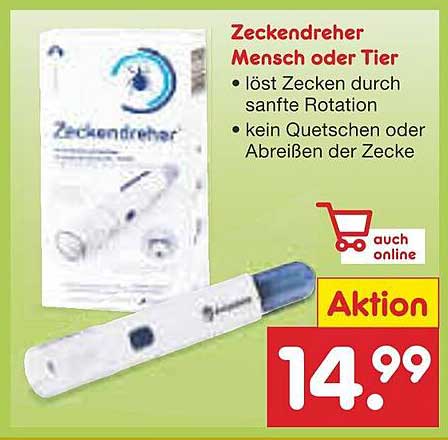 Zeckendreher Mensch oder Tier