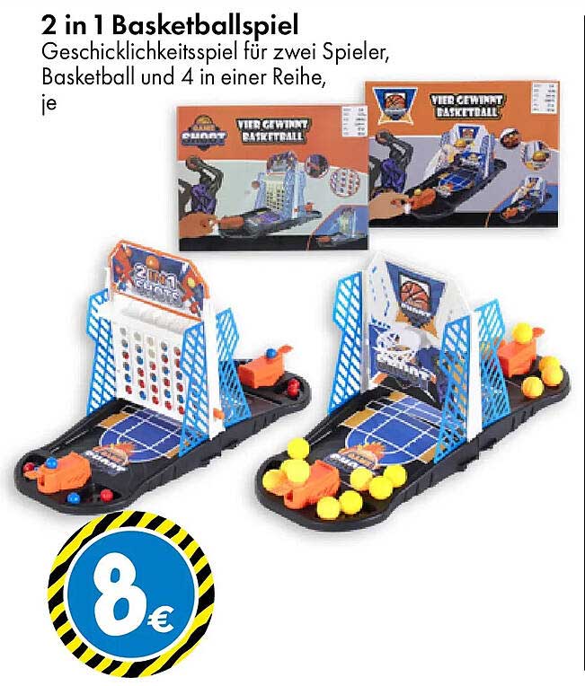 2 in 1 Basketballspiel