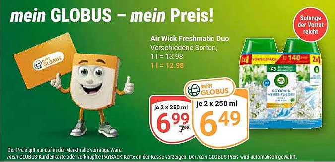 Air Wick Freshmatic Duo Verschiedene Sorten, 1 l = 13.98 1 l = 12.98