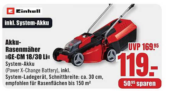Akku-Rasenmäher »GE-CM 18/30 Li«
