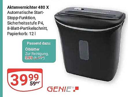 Aktenvernichter 480 X