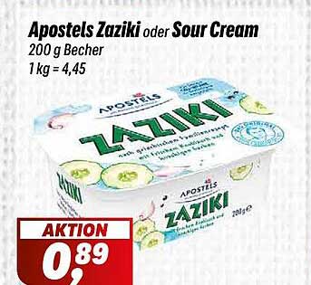 Apostels Zaziki oder Sour Cream