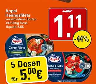 Appel Heringsfilets