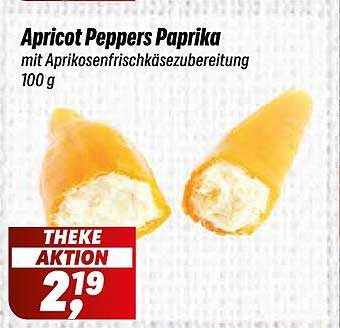 Apricot Peppers Paprika mit Aprikosenfrischkäsezubereitung 100 g