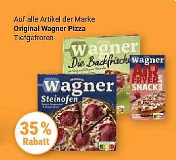 Auf alle Artikel der Marke Original Wagner Pizza Tiefgefroren