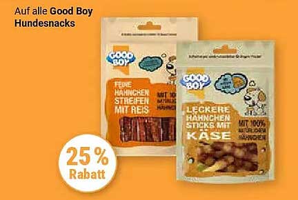 Auf alle Good Boy Hundesnacks