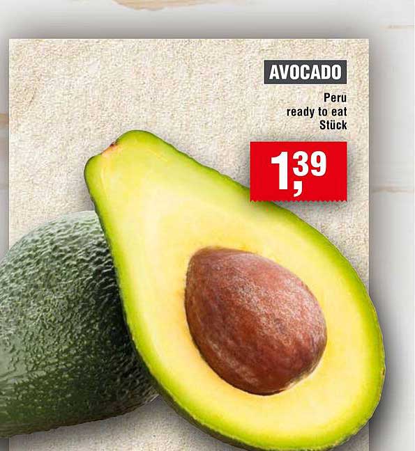 AVOCADO Peru ready to eat Stück