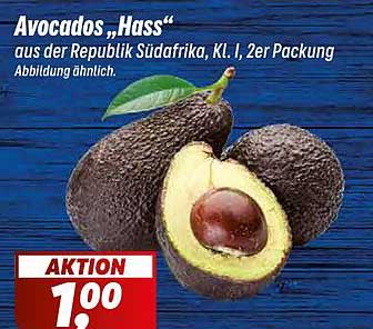 Avocados „Hass“ aus der Republik Südafrika, Kl. I, 2er Packung