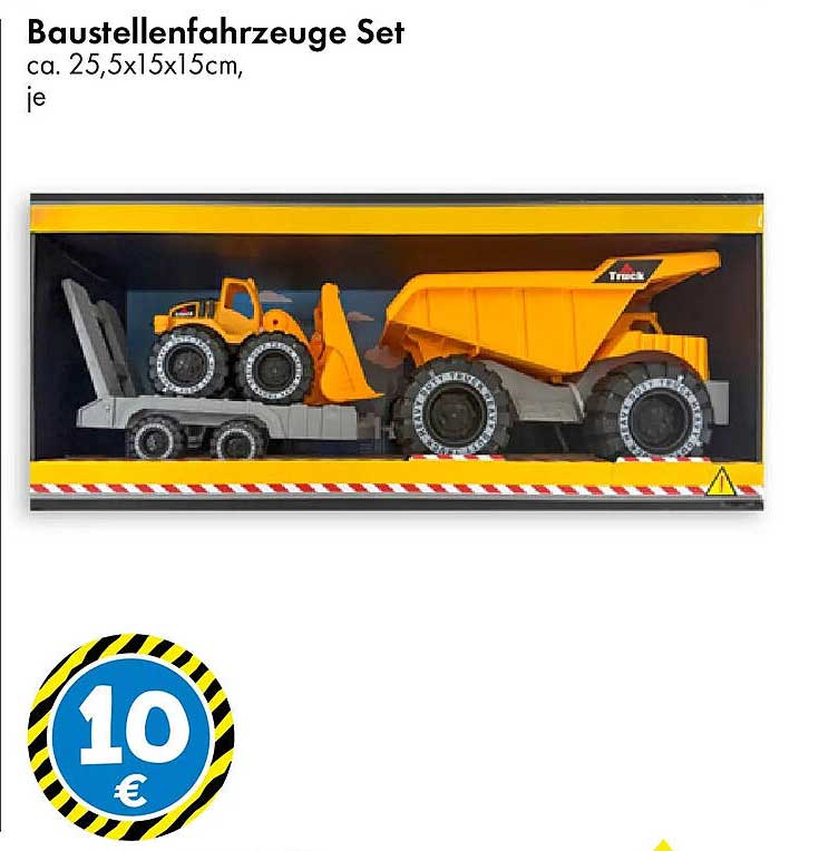 Baustellenfahrzeuge Set
