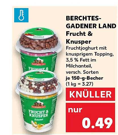 BERCHTESGADENER LAND Frucht & Knusper
