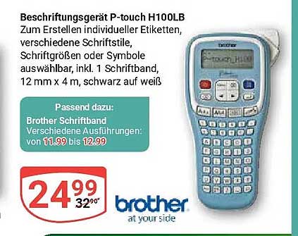 Beschriftungsgerät P-touch H100LB