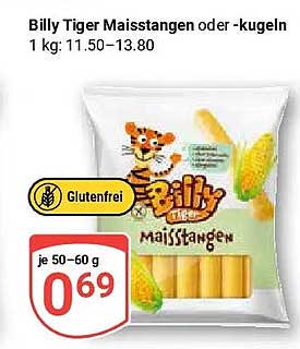 Billy Tiger Maisstangen oder -kugeln